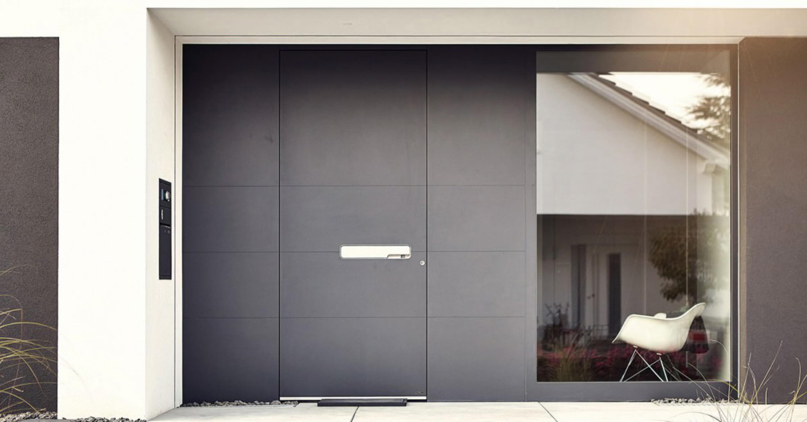 Aluminium Hausturen Sicher Elegant Und Sparsam