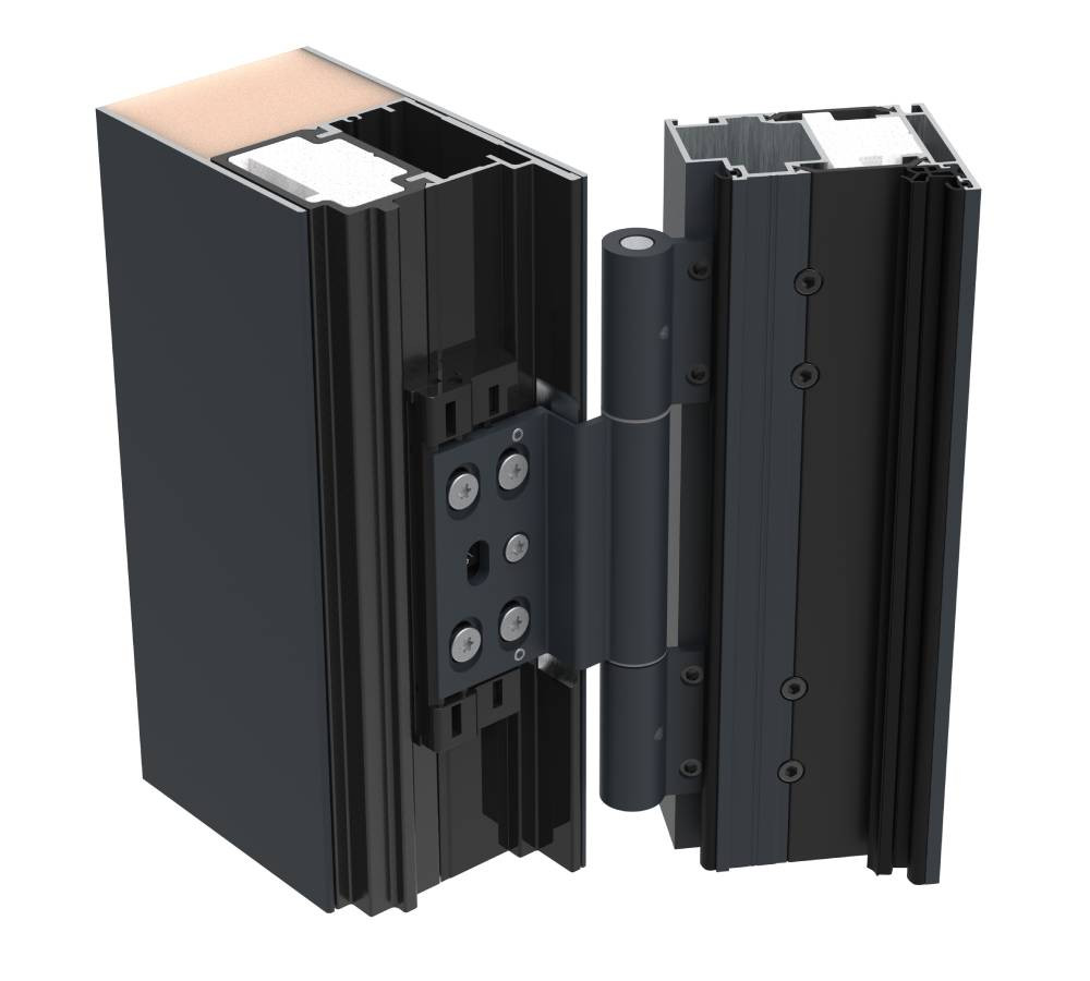 An Pirnar Haustüren bald eigens entwickeltes Rollentürbänder der neuen Generation