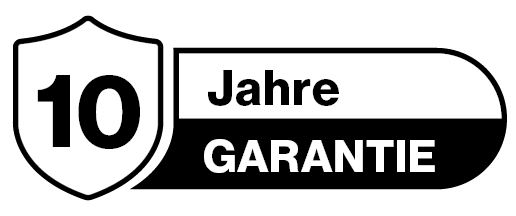 10 Jahre garantie