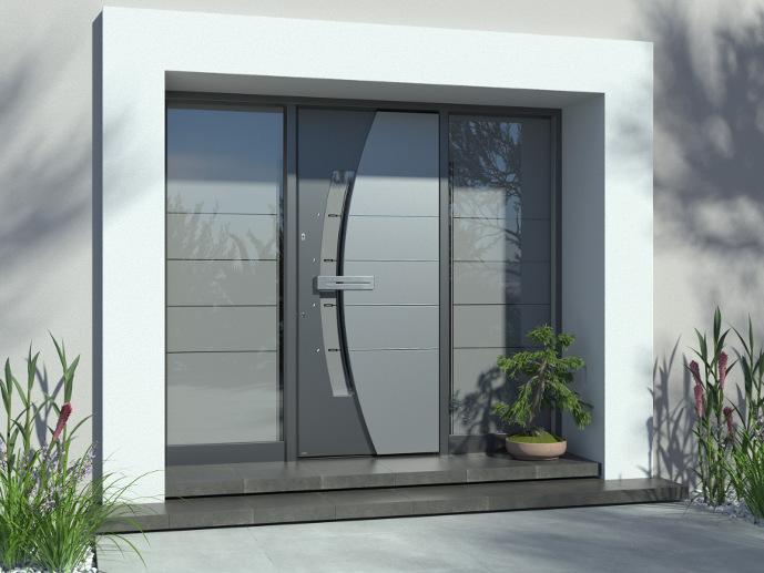 Aluminium Haustüren mit seitenteilen von Pirnar