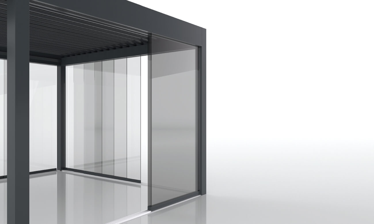 Glassschiebepaneele