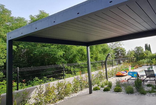 Pergola aus Aluminium